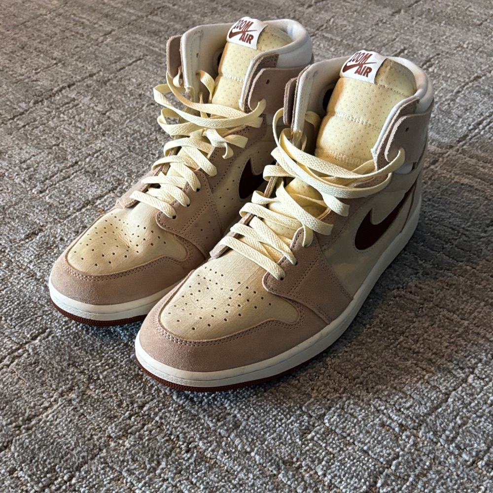 Jordan 1 High Zoom Air CMFT 2 Legend Coffee (Tan and Cream) never worn - no box